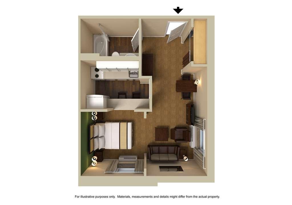 Extended Stay America Suites - Chicago - Lombard - Yorktown Center Room photo
