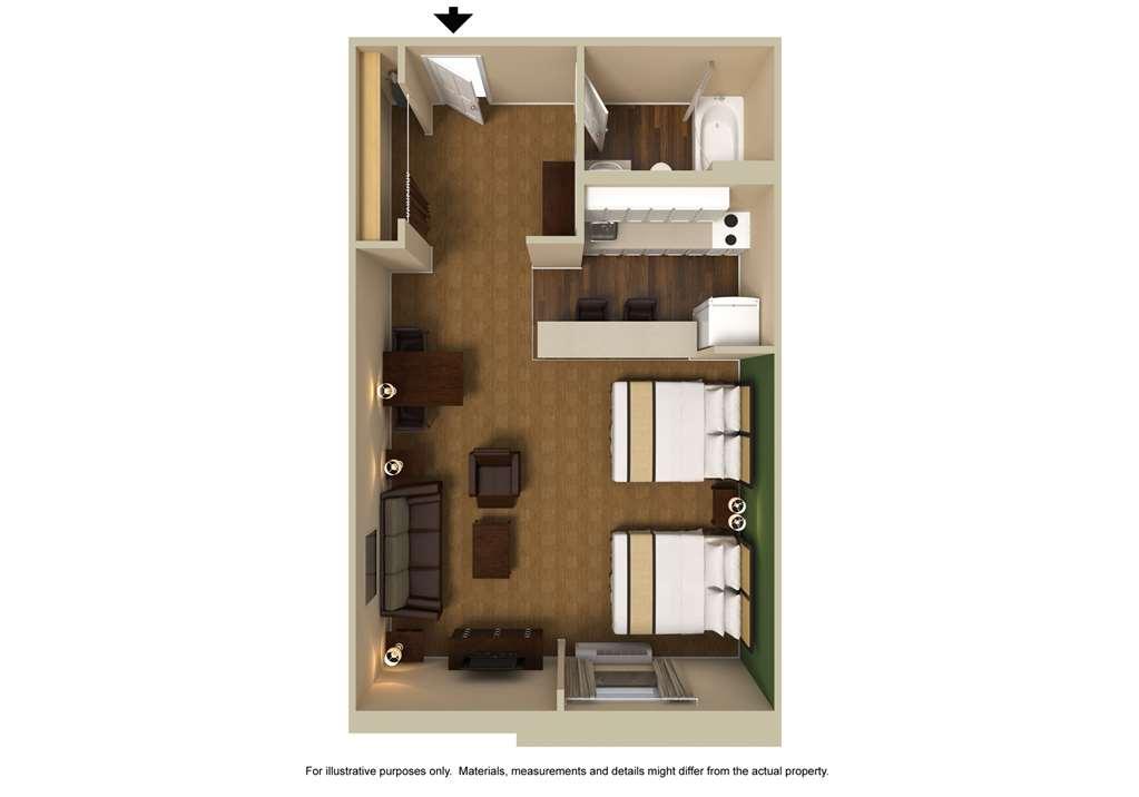Extended Stay America Suites - Chicago - Lombard - Yorktown Center Room photo